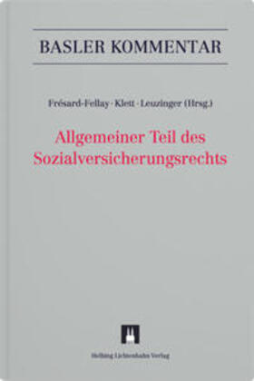Mohler / Meier / Matteotti |  Basler Kommentar - Allgemeiner Teil des Sozialversicherungsrechts | Buch |  Sack Fachmedien
