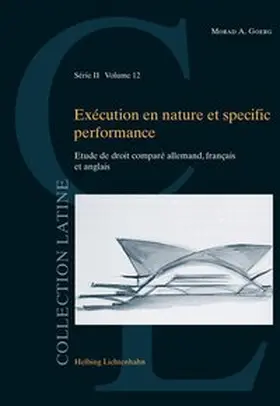 Goerg |  Exécution en nature et specific performance | Buch |  Sack Fachmedien