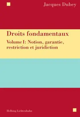 Dubey |  Droits fondamentaux Volume I | Buch |  Sack Fachmedien