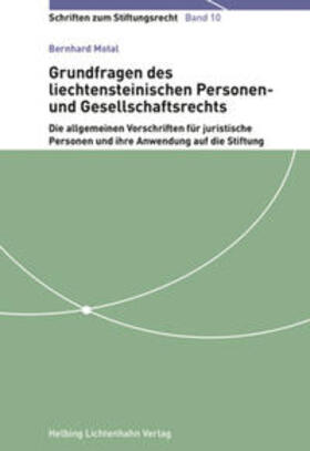 Motal | Grundfragen des liechtensteinischen Personen- und Gesellschaftsrechts | Buch | 978-3-7190-4111-3 | sack.de