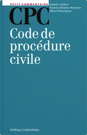 Abbet / Chabloz / Heinzmann |  Petit commentaire CPC | Buch |  Sack Fachmedien
