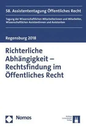  Richterliche Abhängigkeit - Rechtsfindung im Öffentlichen Recht | Buch |  Sack Fachmedien