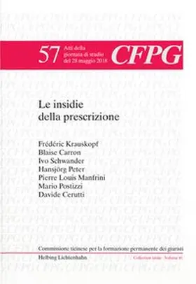 Morgani / Cerutti / Postizzi |  Le insidie della prescrizione | Buch |  Sack Fachmedien