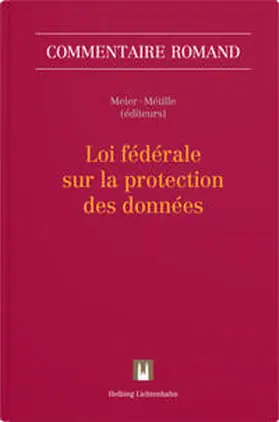 Meier / Métille / Benhamou |  Loi fédérale sur la protection des données | Buch |  Sack Fachmedien