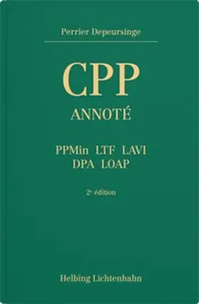 Perrier Depeursinge | CPP annoté | Buch | 978-3-7190-4326-1 | www.sack.de