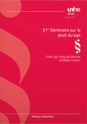 Bohnet / Carron | 21e Séminaire sur le droit du bail | Buch | 978-3-7190-4385-8 | sack.de