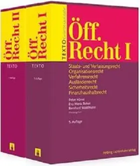 Jaag / Hänni / Belser Wyss |  Texto Öff. Recht I + II | Buch |  Sack Fachmedien