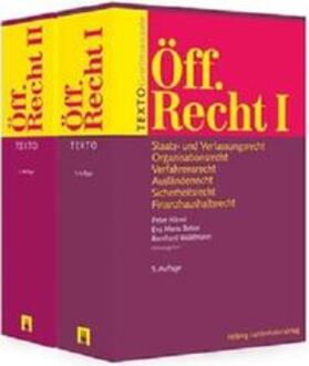 Jaag / Hänni / Belser Wyss | Texto Öff. Recht I + II | Buch | 978-3-7190-4394-0 | sack.de