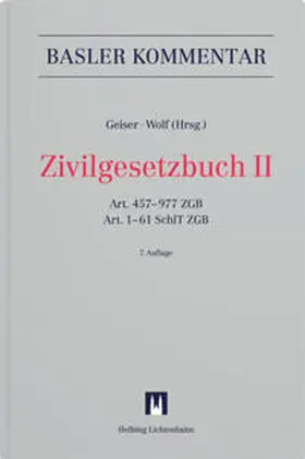 Geiser / Wolf / Ammann |  Zivilgesetzbuch II | Buch |  Sack Fachmedien