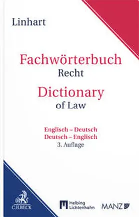 Linhart |  Fachwörterbuch Recht/Dictionary of Law | Buch |  Sack Fachmedien