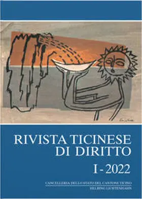 Borghi |  Rivista ticinese di diritto I-2022 | Buch |  Sack Fachmedien