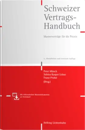 Münch / Kasper Lehne / Probst |  Schweizer Vertragshandbuch | Buch |  Sack Fachmedien