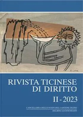 Borghi |  Rivista ticinese di diritto II-2023 | Buch |  Sack Fachmedien