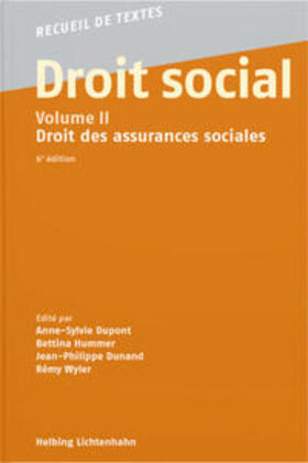 Dunand / Dupont / Hummer | Droit social - Volume II | Buch | 978-3-7190-4762-7 | sack.de