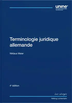 Meier |  Terminologie juridique allemande | Buch |  Sack Fachmedien