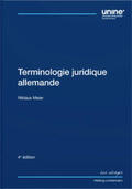 Meier |  Terminologie juridique allemande | Buch |  Sack Fachmedien