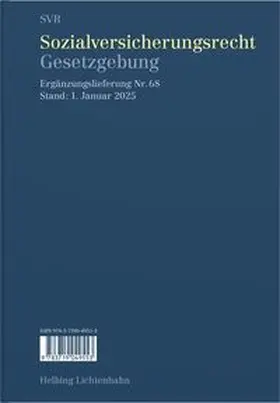 Imhof |  Sozialversicherungsrecht - Gesetzgebung EL 68 | Loseblattwerk |  Sack Fachmedien