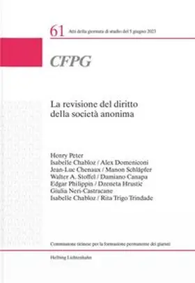 Bernasconi / Morgani |  La revisione del diritto della società anonima | Buch |  Sack Fachmedien