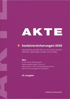  AKTE Sozialversicherungen 2026 | Buch |  Sack Fachmedien