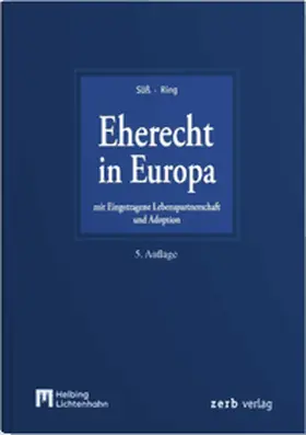 Süß / Ring / Berger-Steiner |  Eherecht in Europa | Buch |  Sack Fachmedien