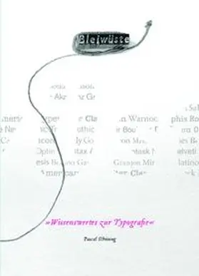 Schöning |  Bleiwüste. Wissenswertes zur Typografie | Buch |  Sack Fachmedien
