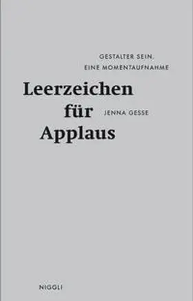 Gesse |  Leerzeichen für Applaus | Buch |  Sack Fachmedien
