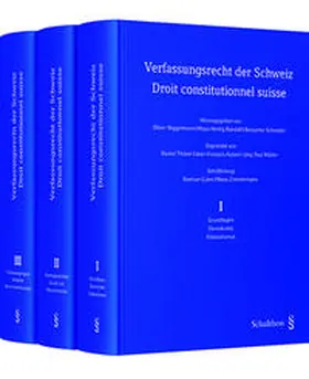 Diggelmann / Hertig Randall / Schindler |  Verfassungsrecht der Schweiz / Droit constitutionnel suisse | Buch |  Sack Fachmedien