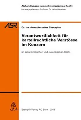 Skoczylas |  Verantwortlichkeit für kartellrechtliche Verstösse im Konzern | Buch |  Sack Fachmedien
