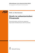 Heizmann |  Strafe im schweizerischen Privatrecht | Buch |  Sack Fachmedien