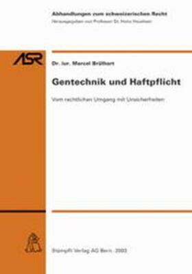Brülhart |  Gentechnik und Haftpflicht | Buch |  Sack Fachmedien