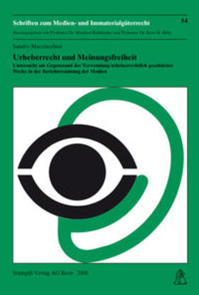 Macciacchini / Rehbinder | Urheberrecht und Meinungsfreiheit | Buch | 978-3-7272-0544-6 | sack.de