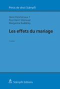 Deschenaux / Steinauer / Baddeley |  Les effets du mariage | Buch |  Sack Fachmedien