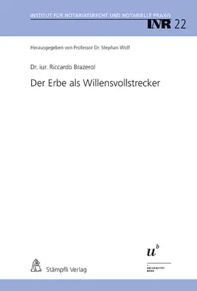 Wolf / Brazerol |  Der Erbe als Willensvollstrecker | eBook | Sack Fachmedien