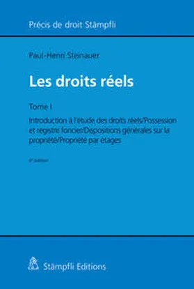 Steinauer |  Les droits réels | Buch |  Sack Fachmedien