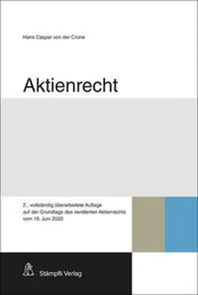Von der Crone |  Aktienrecht | Buch |  Sack Fachmedien