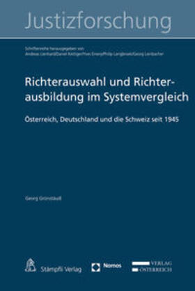 Grünstäudl | Richterauswahl und Richterausbildung im Systemvergleich | Buch | 978-3-7272-1029-7 | sack.de