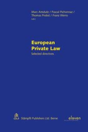 Amstutz / Pichonnaz / Probst | European Private Law | Buch | 978-3-7272-1491-2 | sack.de