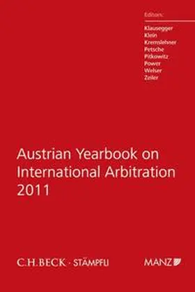 Klausegger / Klein / Kremslehner |  Austrian Yearbook on International Arbitration 2011 | Buch |  Sack Fachmedien