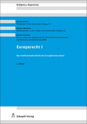 Rieder / Epiney / Mosters |  Europarecht | Buch |  Sack Fachmedien