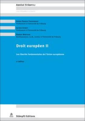 Progin-Theuerkauf / Epiney / Mosters | Droit européen II | Buch | 978-3-7272-1573-5 | sack.de