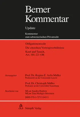 Aebi-Müller / Müller |  Berner Kommentar Update Kaufrecht, Art. 184-221 OR, 4. Ergänzungslieferung | Loseblattwerk |  Sack Fachmedien