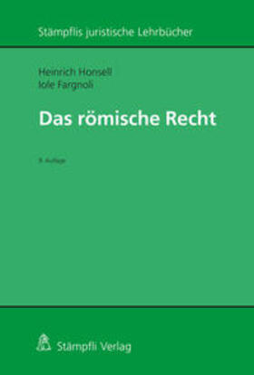 Honsell / Fargnoli | Römisches Recht | Buch | 978-3-7272-1664-0 | sack.de