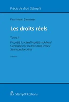 Steinauer |  Les droits réels | eBook | Sack Fachmedien