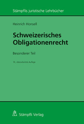 Honsell | Schweizerisches Obligationenrecht. Besonderer Teil | E-Book | sack.de