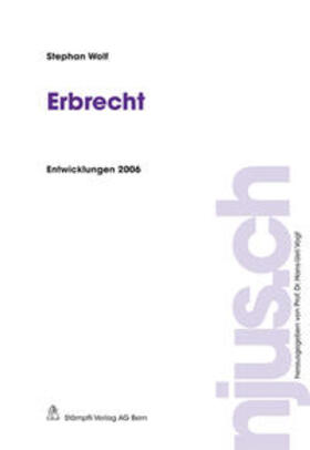 Wolf | Erbrecht | Buch | 978-3-7272-2052-4 | sack.de