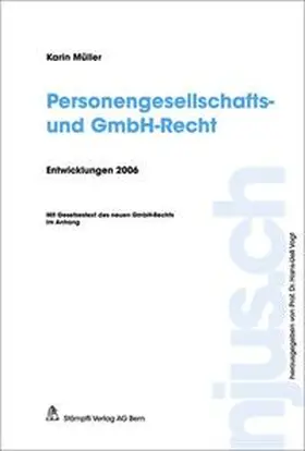 Müller |  Personengesellschafts- und GmbH-Recht | Buch |  Sack Fachmedien