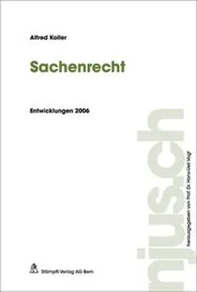 Koller |  Sachenrecht | Buch |  Sack Fachmedien