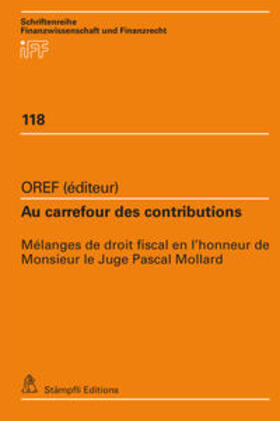 OREF | Au carrefour des contributions | Buch | 978-3-7272-2081-4 | sack.de