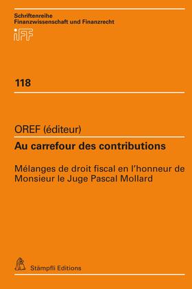 OREF / Conrady / Glauser | Au carrefour des contributions | E-Book | sack.de