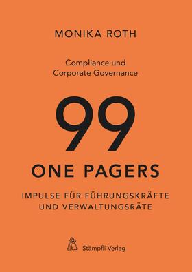 Roth | Compliance und Corporate Governance - 99 One Pagers | E-Book | sack.de